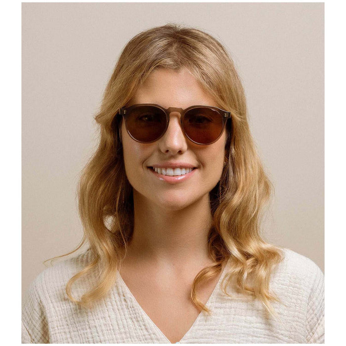 RAEN Remmy 52 Sunglasses Ghost/Vibrant Brown Polarized