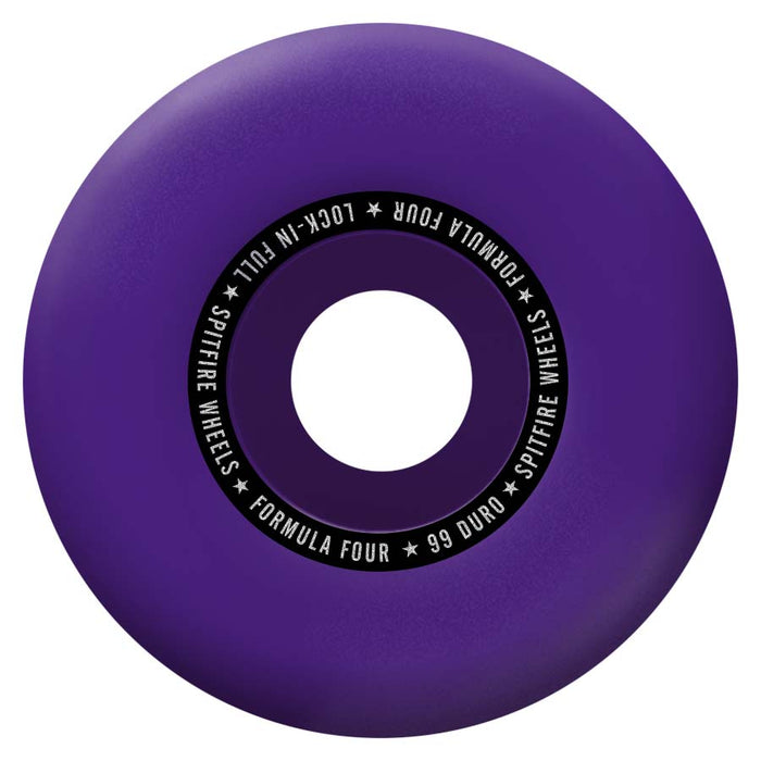 Spitfire Formula Four 99d Purple Lock In Full Skateboard Wheels
