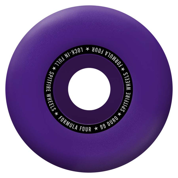 Spitfire Formula Four 99d Purple Lock In Full Skateboard Wheels