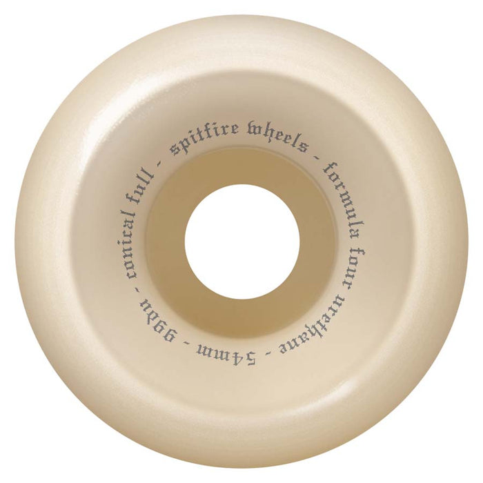 Spitfire Formula Four 99d Venom Script Conical Full Skateboard Wheels
