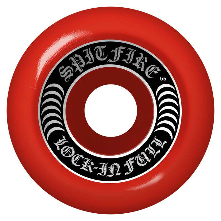 Spitfire Formula Four 99d Red Lock In Full Skateboard Wheels