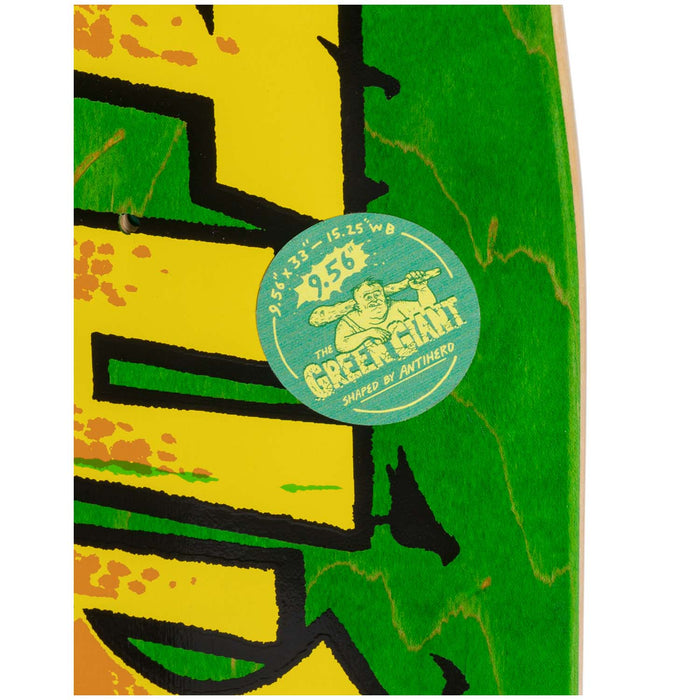 Anti Hero Team Thrasher Shaped 9.56 Skateboard Deck