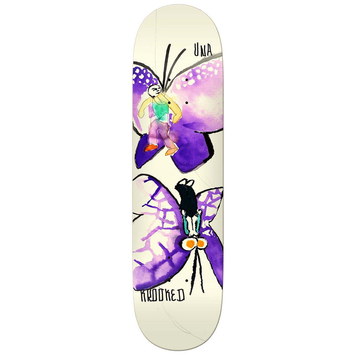 Krooked Una Butterflies 8.28 Skateboard Deck