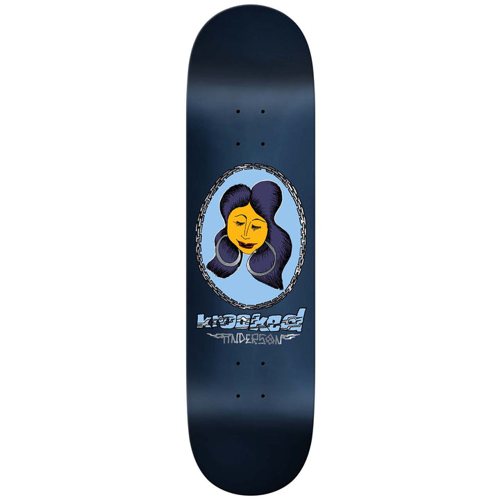 Krooked Manderson Chain Frame Navy 8.75 Skateboard Deck
