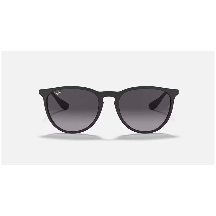 Ray Ban Erika 54 Sunglasses - Women's Rubber Black/Light Grey Gradient Grey