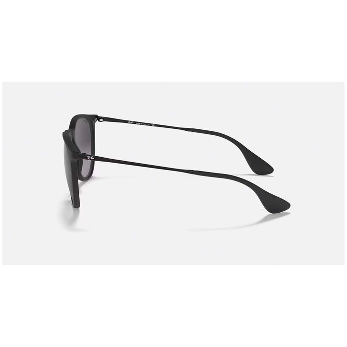Ray Ban Erika 54 Sunglasses - Women's Rubber Black/Light Grey Gradient Grey