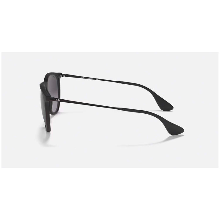 Ray Ban Erika 54 Sunglasses - Women's Rubber Black/Light Grey Gradient Grey