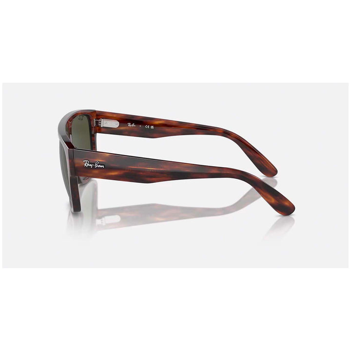 Ray Ban Drifter 57 Sunglasses Striped Havana/Green