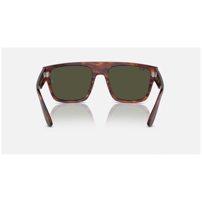 Ray Ban Drifter 57 Sunglasses Striped Havana/Green
