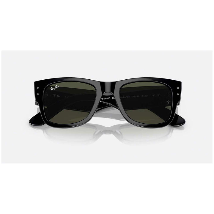 Ray Ban Mega Wayfarer 51 Sunglasses Black/Green