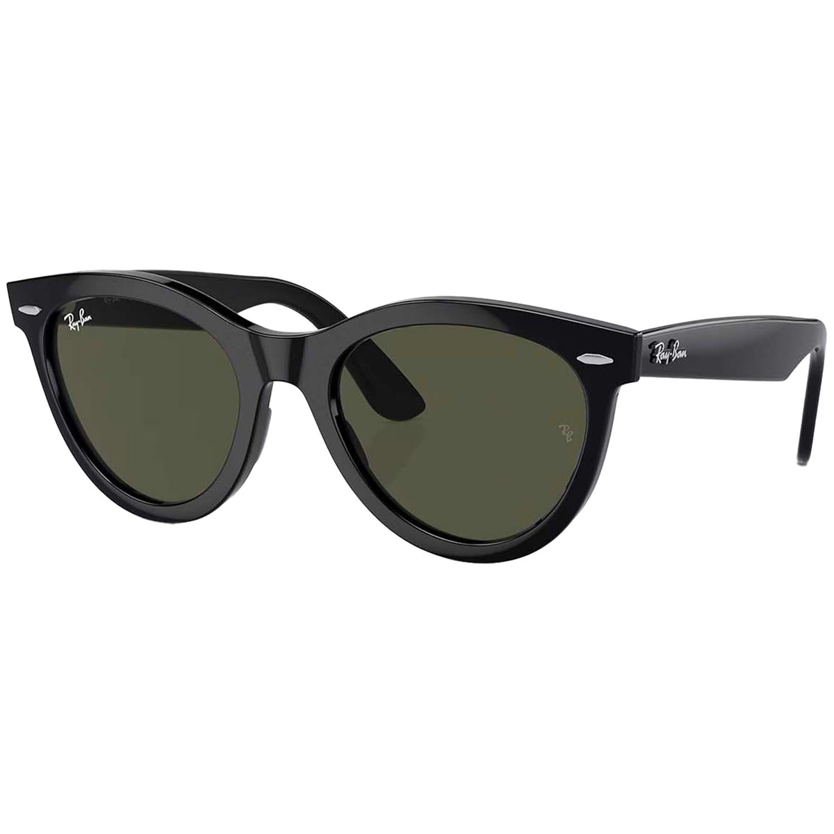 Ray Ban Wayfarer Way 54 Sunglasses Black/Green