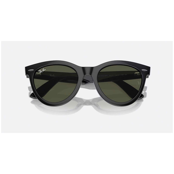 Ray Ban Wayfarer Way 54 Sunglasses Black/Green