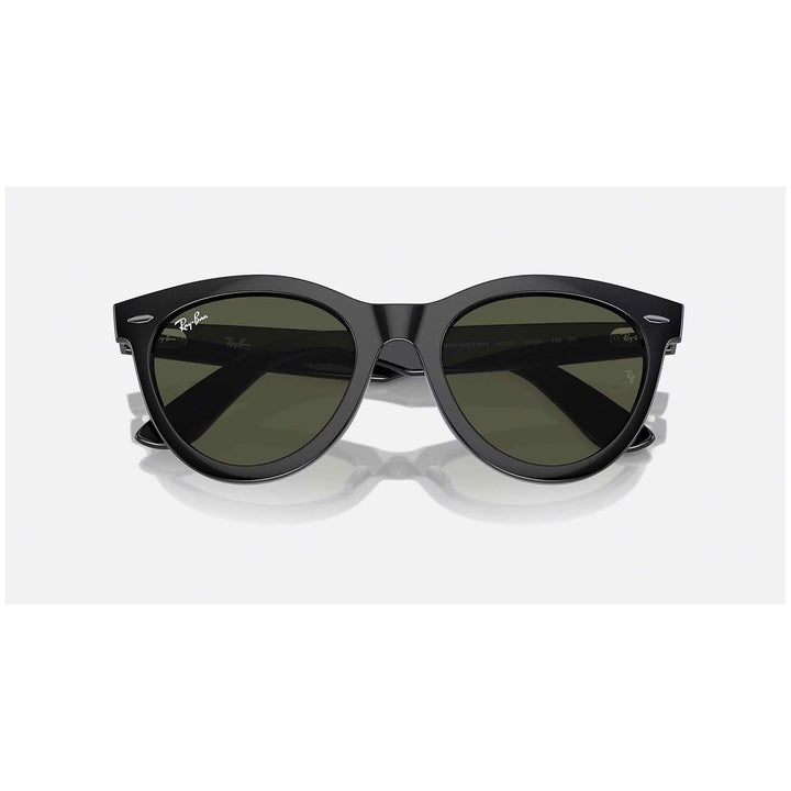 Ray Ban Wayfarer Way 54 Sunglasses Black/Green