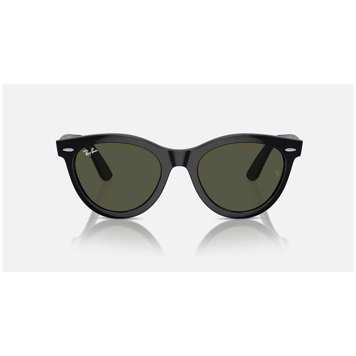 Ray Ban Wayfarer Way 54 Sunglasses Black/Green