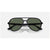 Ray Ban RB4376 57 Sunglasses Black/Dark Green