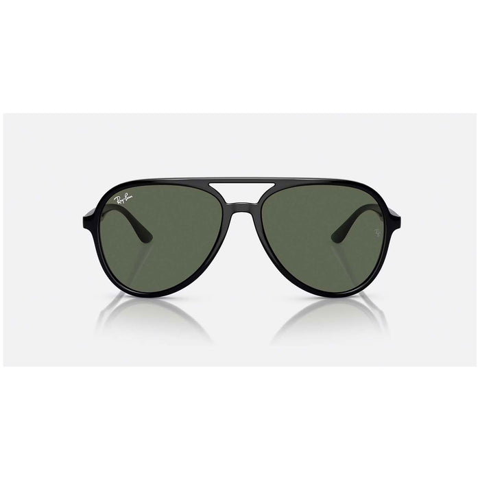 Ray Ban RB4376 57 Sunglasses Black/Dark Green