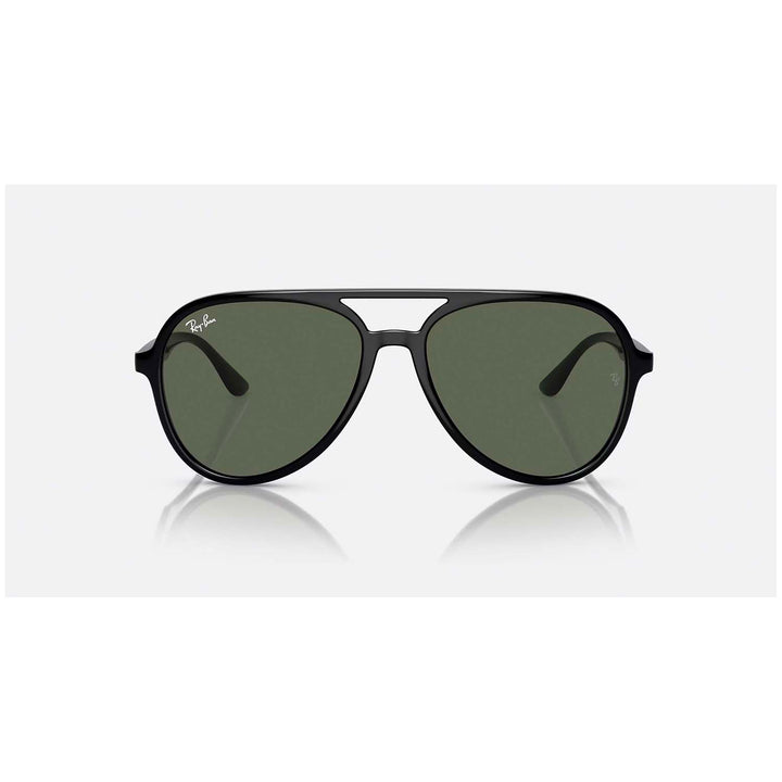 Ray Ban RB4376 57 Sunglasses Black/Dark Green