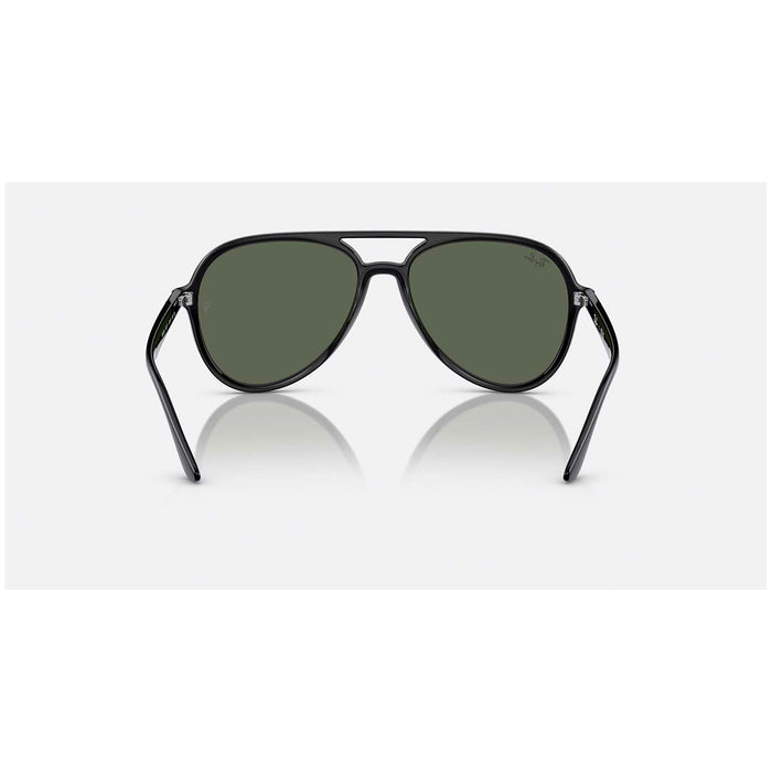 Ray Ban RB4376 57 Sunglasses Black/Dark Green