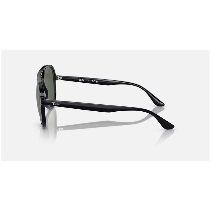 Ray Ban RB4376 57 Sunglasses Black/Dark Green