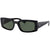 Ray Ban Kiliane 54 Sunglasses Black/Dark Green