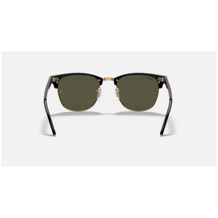 Ray Ban New Clubmaster 53 Sunglasses Black On Arista/Green
