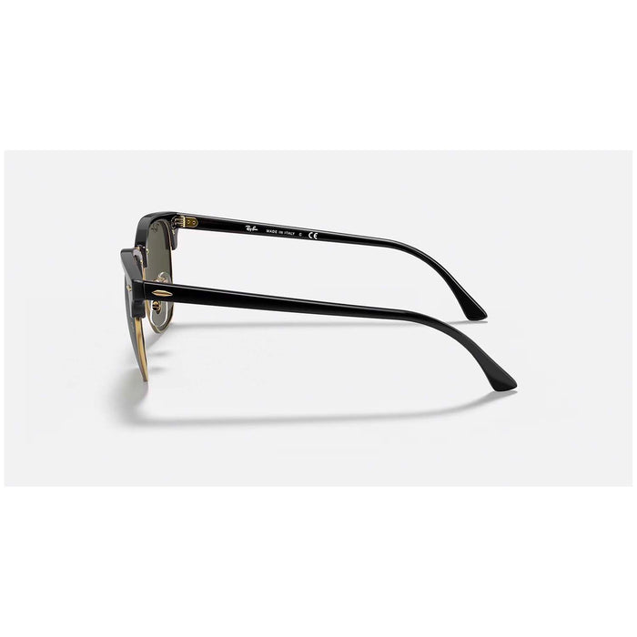 Ray Ban New Clubmaster 53 Sunglasses Black On Arista/Green
