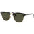 Ray Ban New Clubmaster 53 Sunglasses Black On Arista/Green