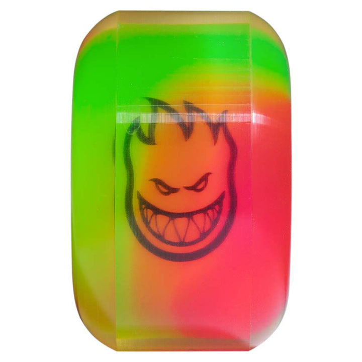 Spitfire 90a Neon Pink/Green Sapphire Skateboard Wheels