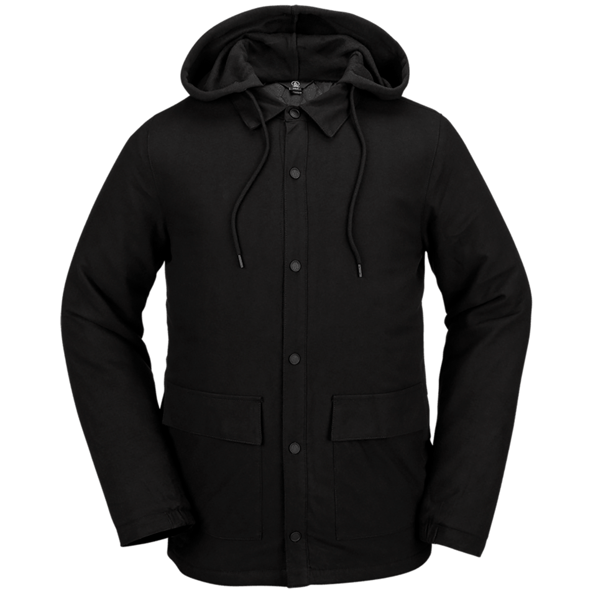 Volcom Insulated Riding Flannel Jacket - Men's Black