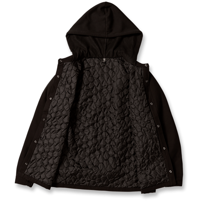 Volcom Insulated Riding Flannel Jacket - Men's Black