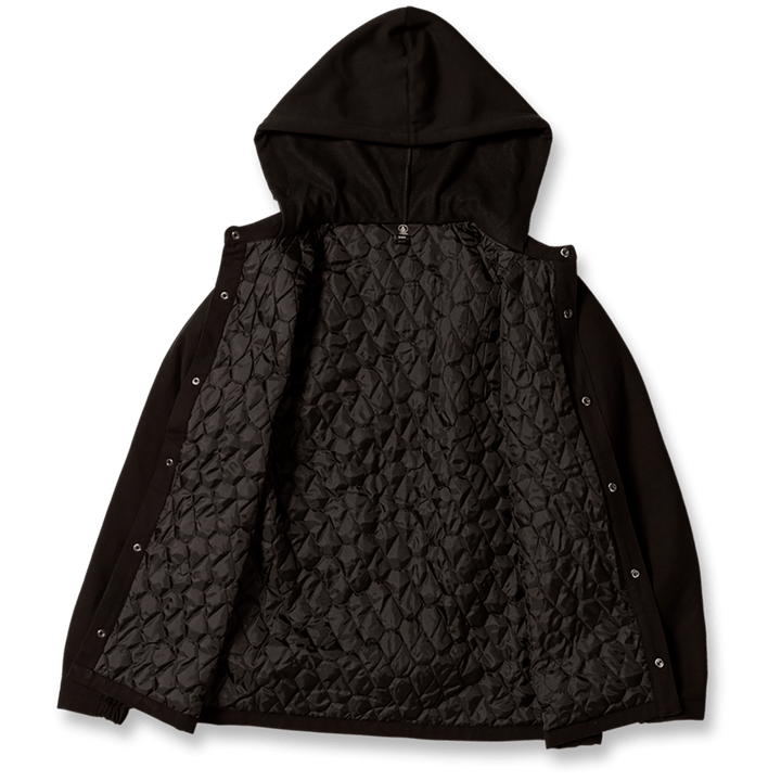 Volcom Insulated Riding Flannel Jacket - Men's Black