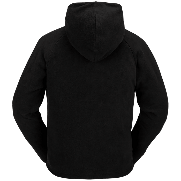 Volcom Polar Fleece Hooded 1/2 Zip Midlayer - Men's Black