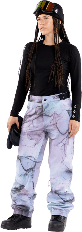 Volcom Dust Up Bonded Pants - Women's Glacier Ink