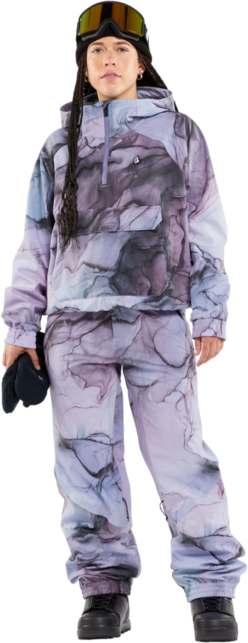 Volcom Dust Up Bonded Pants - Women's Glacier Ink