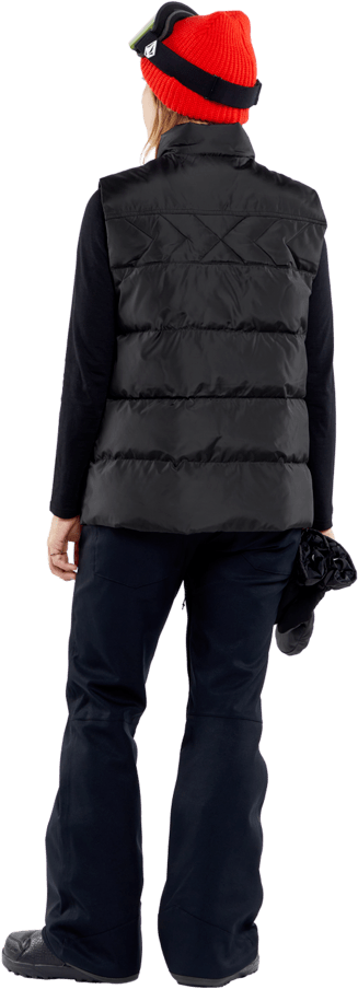 Volcom Stone Castine Puff Vest - Women's Black