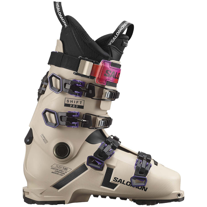 Salomon Shift Pro 130 Alpine Touring Ski Boots 2025 Humus / Black / Black