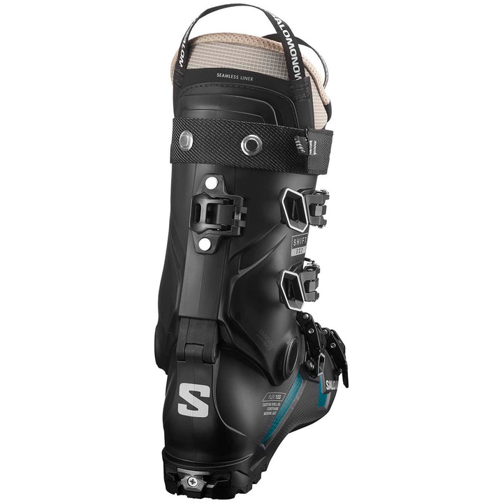 Salomon Shift Pro 100 Alpine Touring Ski Boots 2025 Black / Dragonfly / Humus