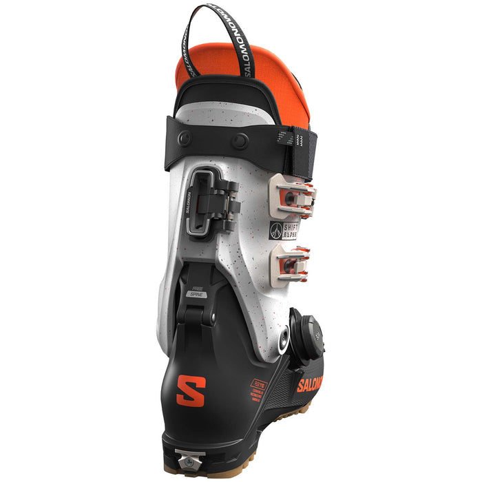 Salomon Shift Alpha BOA 110 Alpine Touring Ski Boots 2025 Black / Orange Tiger / Orange Tiger