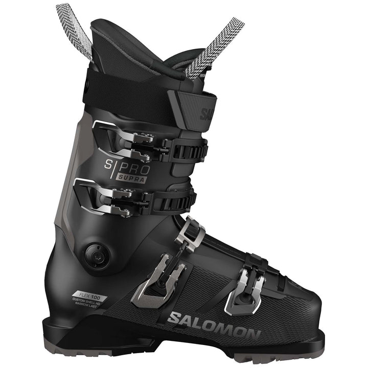 Salomon S/Pro Supra 100 GW Ski Boots 2025 Black / Dark Grey Metallic / Black