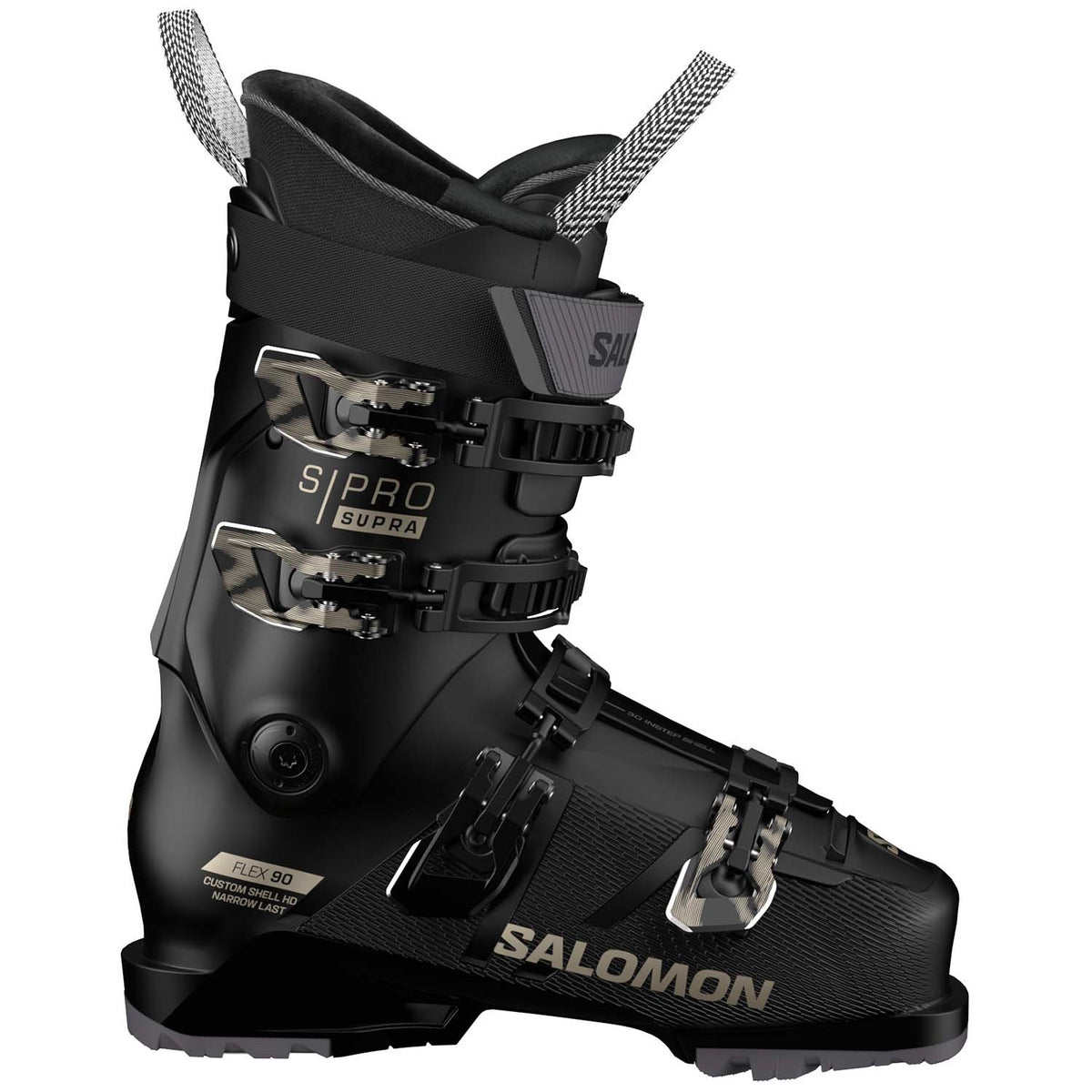 Salomon S/Pro Supra 90 W GW Ski Boots - Women's 2025 Black / Light Bronze Metallic / Black