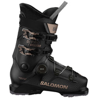 Salomon S/Pro Supra BOA X90 W Ski Boots - Women's 2025 Black / Pinkgold Metallic / Pinkgold Metallic::Black / Pinkgold Metallic / Pinkgold Metallic