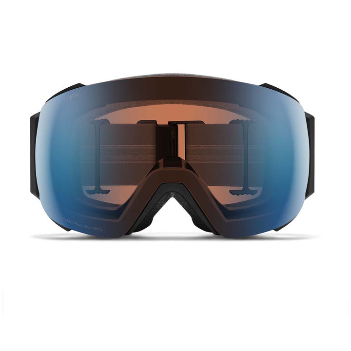 Smith I/O MAG Low Bridge Fit Goggles Black/ChromaPop Pro Photochromic Blue Mirror+ChromaPop Storm Blue Sensor Mirror