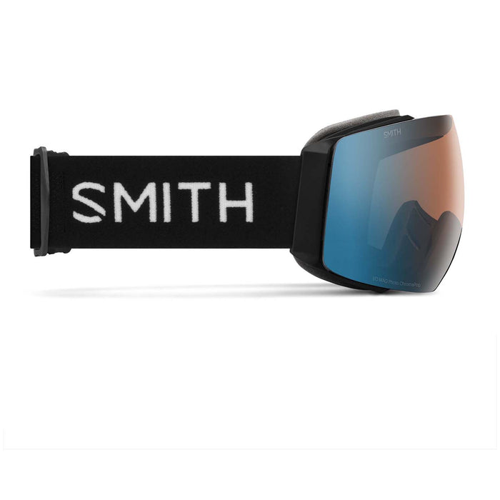 Smith I/O MAG Low Bridge Fit Goggles Black/ChromaPop Pro Photochromic Blue Mirror+ChromaPop Storm Blue Sensor Mirror