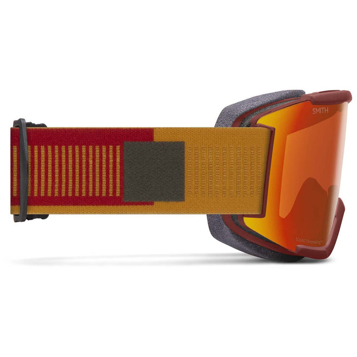 Smith Squad Goggles Ironwood/ChromaPop Everday Red Mirror+Yellow