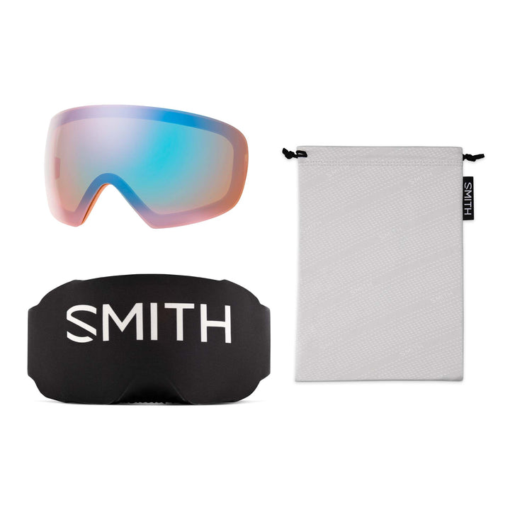 Smith I/O MAG S Goggles - Women's Arctic Apricot/ChromaPop Everday Violet Mirror+ChromaPop Storm Blue Sensor Mirror