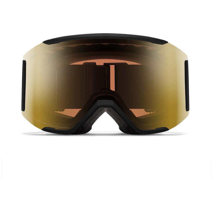 Smith Squad MAG Goggles Black/ChromaPop Pro Photochromic Gold Mirror+ChromaPop Storm Blue Sensor Mirror