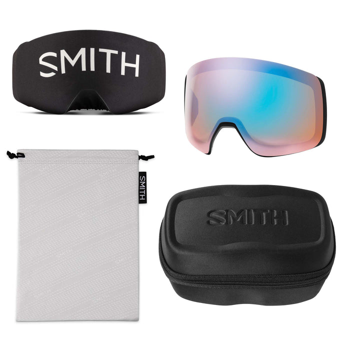 Smith 4D MAG XL Goggles Black/ChromaPop Sun Black+ChromaPop Storm Blue Sensor Mirror