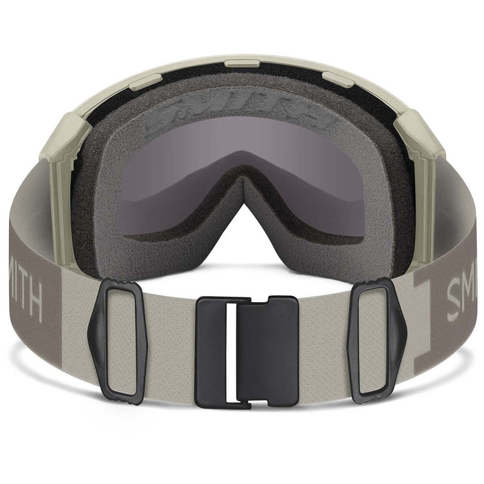 Smith 4D MAG XL Low Bridge Fit Goggles Chalk/ChromaPop Sun Black Gold Mirror+ChromaPop Storm Blue Sensor Mirror