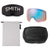 Smith 4D MAG XL Low Bridge Fit Goggles Chalk/ChromaPop Sun Black Gold Mirror+ChromaPop Storm Blue Sensor Mirror