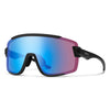 Matte Black/ChromaPop Low Light Rose Blue Mirror+Clear